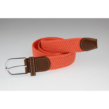 Cinturón elástico de color naranja correa